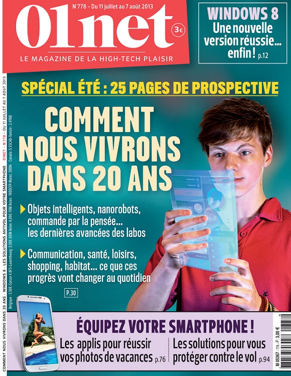 01Net N°778 - 11 Juillet au 7 Août 2013 -PDF-