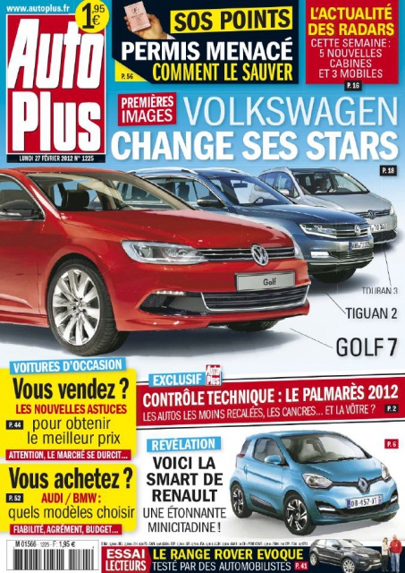 Auto Plus N°1225 Du 27 Fevrier au 4 Mars 2012