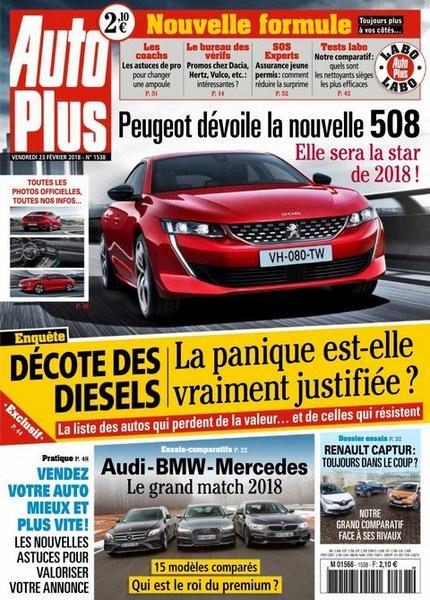 Auto Plus N°1538 - 23 Février 2018