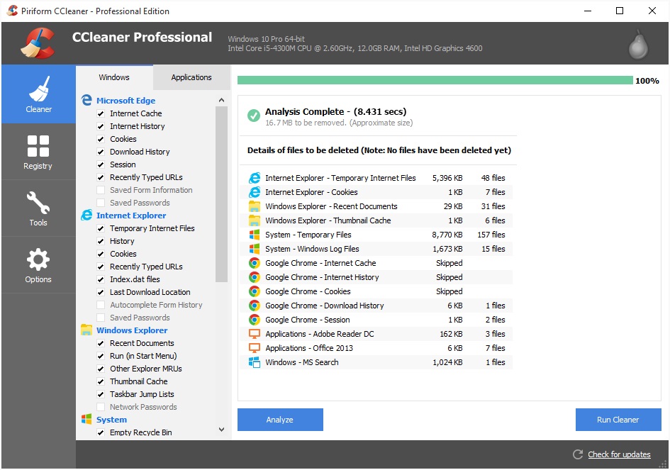 CCleaner Pro Plus 5.42.6495 Portable 32-64 bits (Windows)