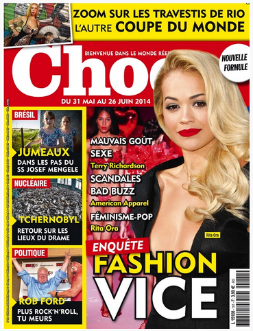 Choc N°181 Du 31 Mai au 26 Juin 2014