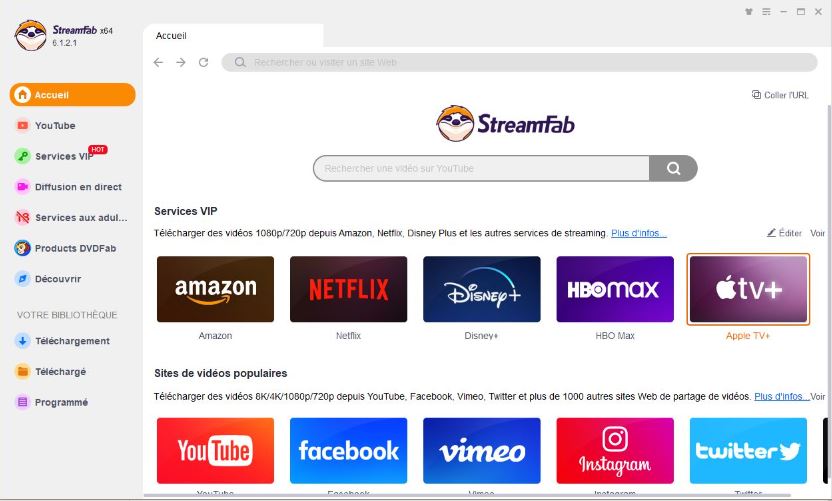 DVDFab StreamFab 6.1.2.1