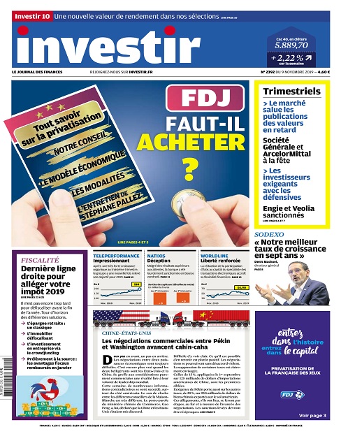 Investir N°2392 - 9 Novembre 2019