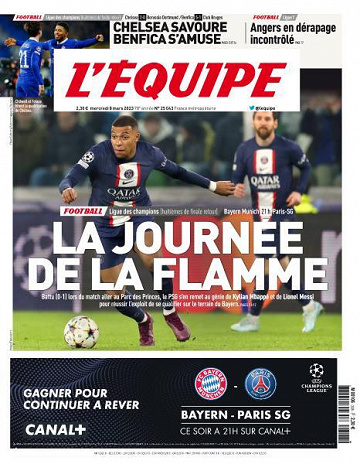 L'equipe - 08 Mars 2023