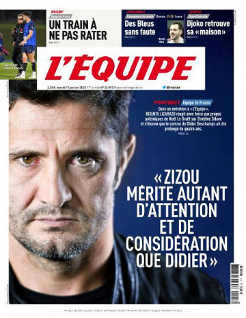 L'equipe - 17 Janvier 2023