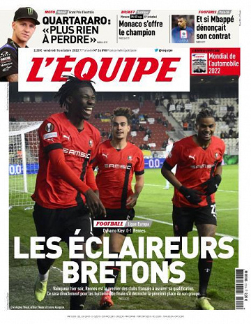 L'equipe du 14 Octobre 2022