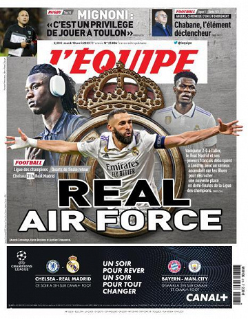 L'equipe du 18 Avril 2023