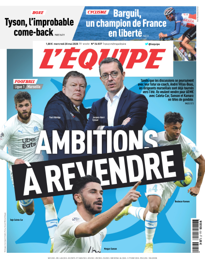 L’equipe du 20 Mai 2020