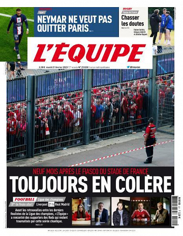 L'equipe du 21 février 2023