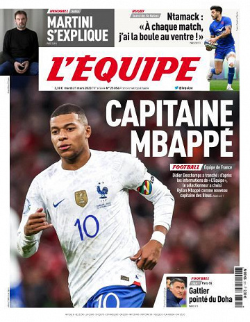 L'equipe du 21 Mars 2023