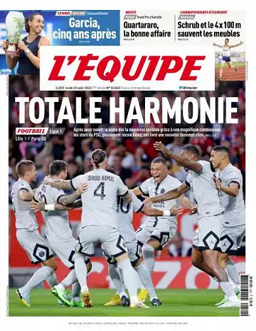 L'equipe du 22 Aout 2022