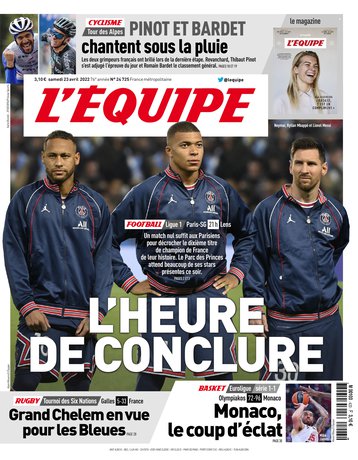 L’equipe du 23 Avril 2022