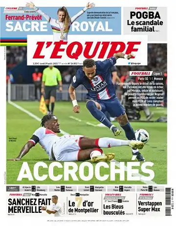 L'equipe du 29 Août 2022