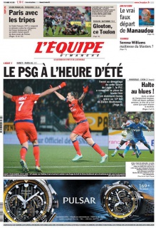 L'Equipe du Dimanche 28 Octobre