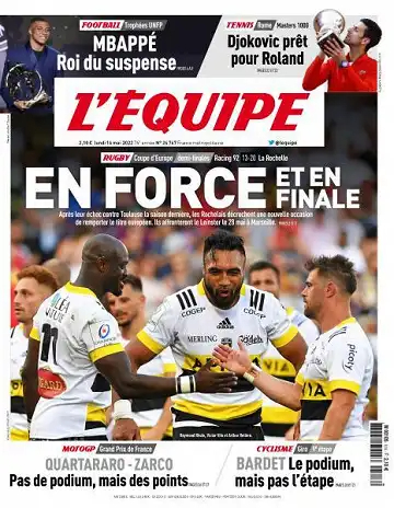 L'equipe du Lundi 16 Mai 2022