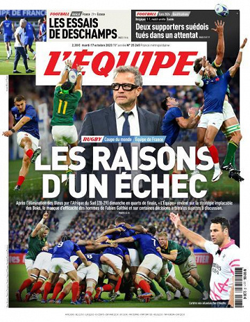 L’equipe du Mardi 17 Octobre 2023