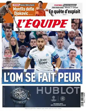 L'equipe du Mardi 3 Mai 2022