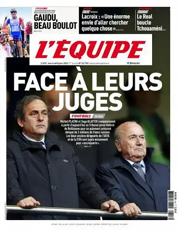 L'equipe du Mercredi 8 Juin 2022