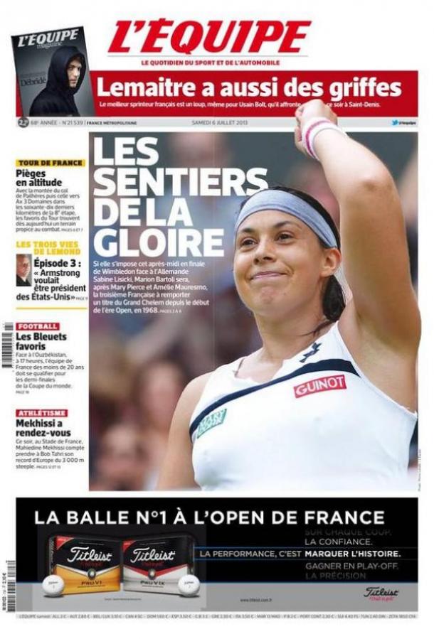 L' Equipe du samedi 06 juillet 2013 -PDF-