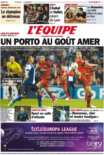 L'equipe Edition du 04 Octobre 2012