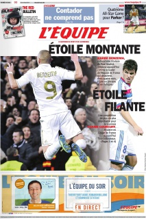 L'equipe Edition du 08 Fevrier 2012