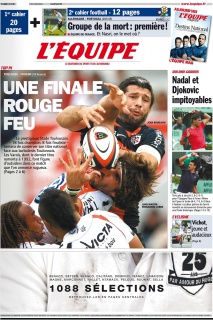 L'equipe Edition du 09 Juin 2012