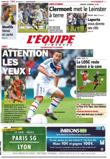 L'equipe Edition du 16 Decembre 2012