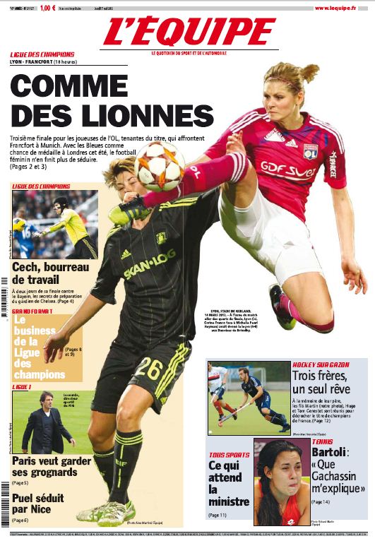 L'Equipe Edition du 17 Mai 2012