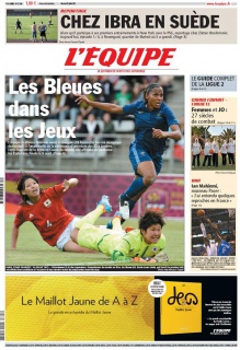 L'equipe Edition du 25 Juillet 2012