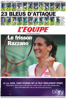 L'equipe Edition du 30 mai 2012