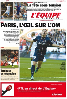 L'equipe Edition du 30 Septembre 2012