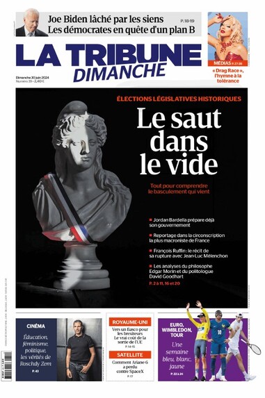 La Tribune Dimanche du 30 Juin FRENCH PDF 2024 FRENCH PDF 2024