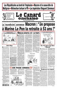 Le Canard Enchaîné - 27 Avril 2022