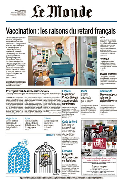 Le Monde du 01 Mars 2022