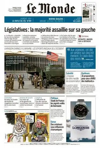 Le Monde du 03 Juin 2022