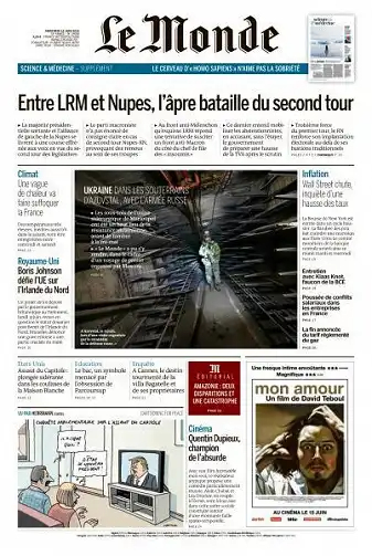 Le Monde du 15 Juin 2022