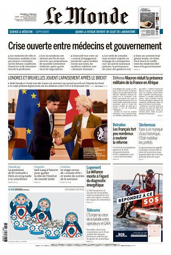 Le Monde du 1er Mars 2023