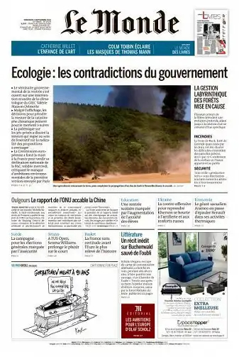 Le Monde du 2 Septembre 2022