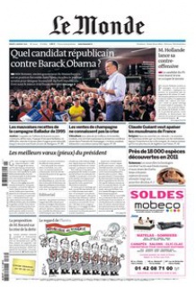 Le Monde Edition du 03 Janvier 2012