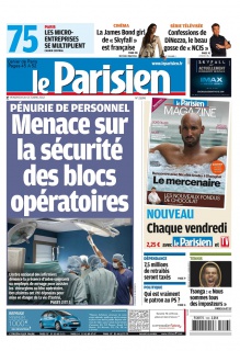 Le Parisien + Cahier Paris du 26 Octobre 2012