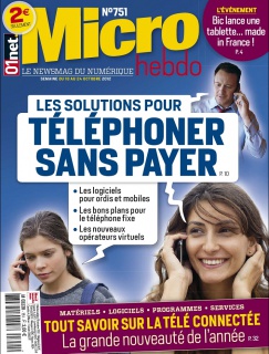 Micro Hebdo N°751 Du 18 au 24 Octobre 2012