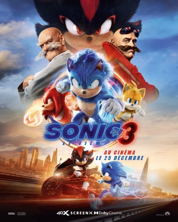 Sonic 3 - le film - The Hedgehog 3 FRENCH WEBRIP 1080p 2024